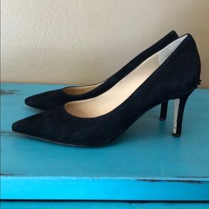 Sam Edelman Tonia Black Suede Heels